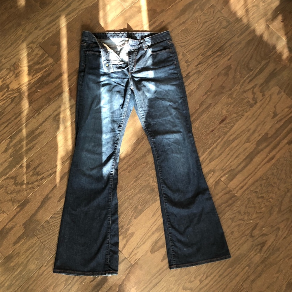 Dark wash Banana Republic high waist jeans Sz 30